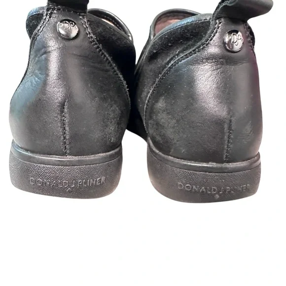 Donald J Pliner Mylasp Embellished Floral Black Suede Sneaker Size 7 - Picture 7 of 16